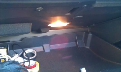 светодиоды в бардачок, Тюнинг своими руками Chevrolet Niva, мои доработки Chevrolet Niva