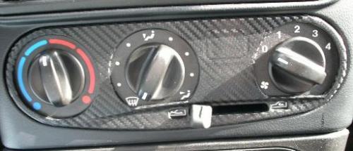 карбон на блок управления отопителем, Тюнинг своими руками Chevrolet Niva, мои доработки Chevrolet Niva